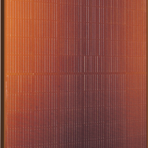 Panou solar fotovoltaic colorat FuturaSun Orange lateral